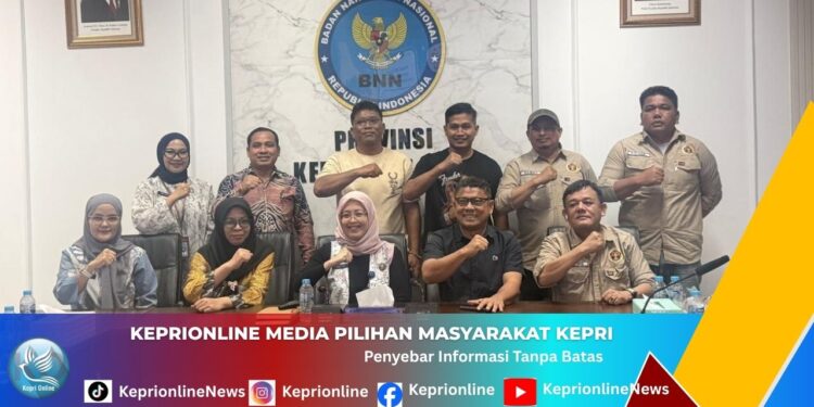 PWI Kepri dan BNNP Kepri Perkuat Sinergi Informasi untuk Perangi Narkoba di Kepulauan Riau