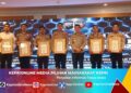 HUT Bhayangkara ke-80, Polres Karimun Nobar Piala Dunia 2026 dan Bagikan 52 Paket Sembako
