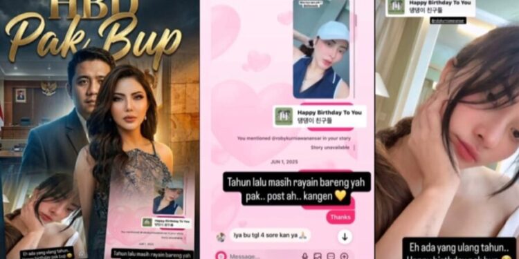 Dugaan Selingkuh, Selegram Ayu Aulia Berkicau di Ulang Tahun Bupati Bintan