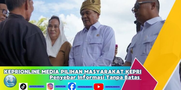 Wagub Kepri Nyanyang Sambut Kunjungan Kerja Menko Polkam RI di Natuna