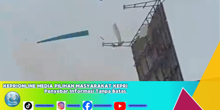 Beredar Video Workshop PT VME di Terjang Angin Puting Beliung