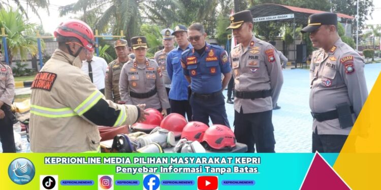 Hadapi Ancaman Karhutla,Polres Karimun Tingkatkan Kesiapsiagaan dan Sinergi