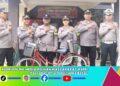 Dekatkan Literasi ke Warga,Kapolres Karimun Serahkan Sepeda Kargo Baca