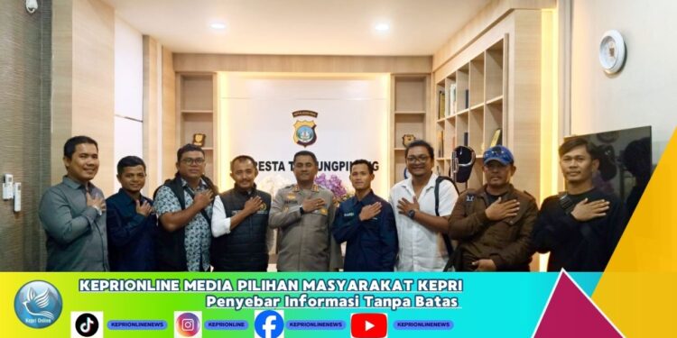 PWI Kepri dan Polresta Tanjungpinang Dorong Peningkatan Kompetensi Wartawan